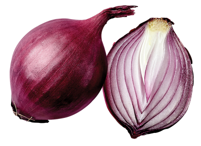 Onions Cut out red