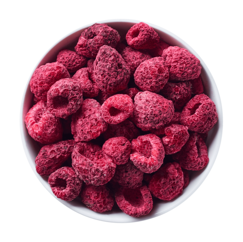 Freeze dried raspberrys