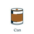 Packaging Icons_Can labelled Packaging icon, can packaging