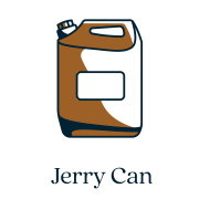 Packaging Icons_Jerry Can labelled Packaging icon, jerry can packaging