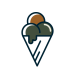 Applications icon_Ice Cream ice cream applications icon tan