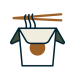 Applications icon_Takeout take away applications icon tan