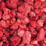 Raspberry Crumb Close Up small Freeze-dried raspberry crumb close up