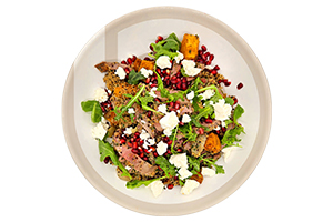 Beef and pomegranate salad