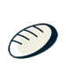 Baked Goods Loaf of bread sketched